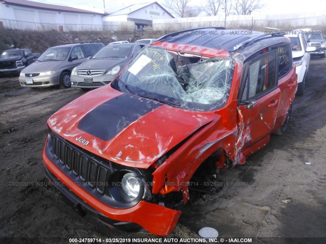 ZACCJBCB2JPH37652 - 2018 JEEP RENEGADE TRAILHAWK ORANGE photo 6