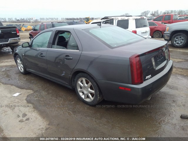 1G6DW677970189928 - 2007 CADILLAC STS Light Blue photo 3