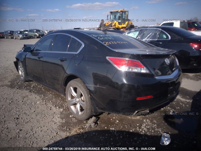 19UUA9E59DA000264 - 2013 ACURA TL TECH BLACK photo 3