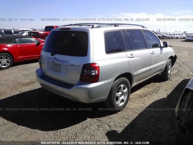 JTEEP21A770215482 - 2007 TOYOTA HIGHLANDER SPORT/LIMITED SILVER photo 4