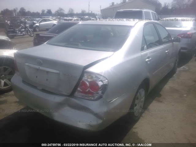 4T1BE32K65U098358 - 2005 TOYOTA CAMRY LE/XLE/SE GRAY photo 4