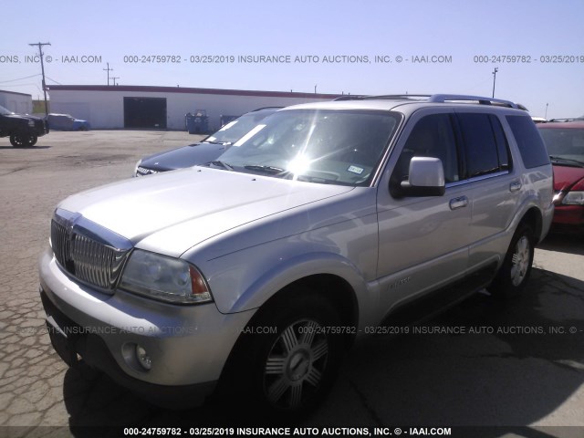 5LMEU68H25ZJ07148 - 2005 LINCOLN AVIATOR 银色 照片 2