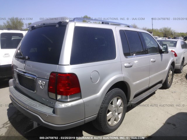 5LMEU68H25ZJ07148 - 2005 LINCOLN AVIATOR 银色 照片 4