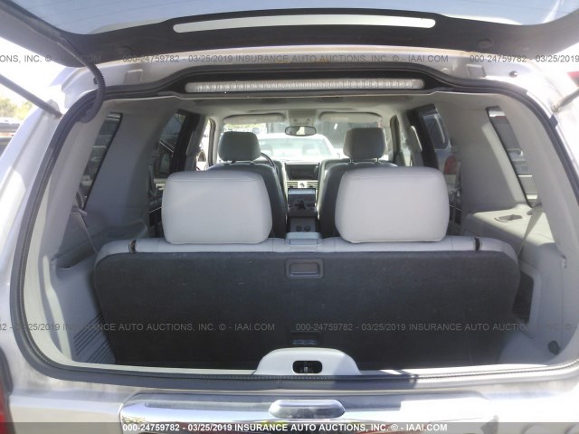 5LMEU68H25ZJ07148 - 2005 LINCOLN AVIATOR 银色 照片 8