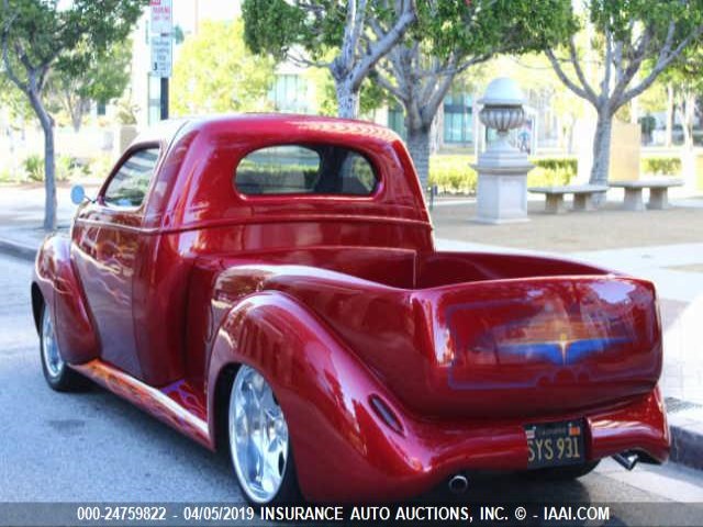 AZ248389 - 1939 STUDEBAKER PICKUP  BURGUNDY photo 3