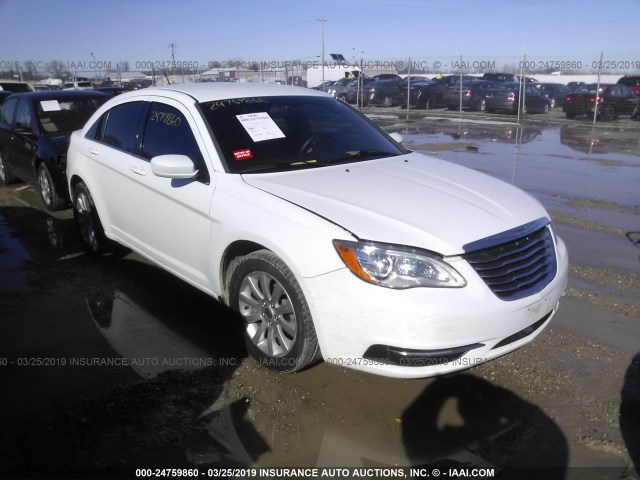 1C3CCBBB1DN539321 - 2013 CHRYSLER 200 TOURING WHITE photo 1