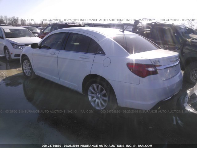 1C3CCBBB1DN539321 - 2013 CHRYSLER 200 TOURING WHITE photo 3