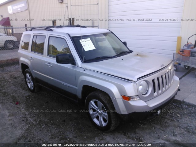 1C4NJRFB7CD633219 - 2012 JEEP PATRIOT LATITUDE SILVER photo 1