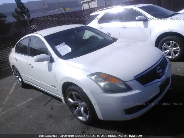 1N4CL21E48C200924 - 2008 NISSAN ALTIMA HYBRID WHITE photo 1