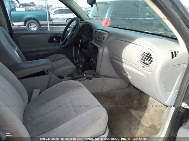 1GNDS13S572162419 - 2007 CHEVROLET TRAILBLAZER LS/LT BLACK photo 5