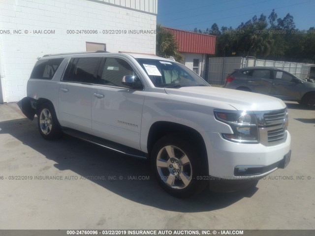 1GNSKJKC4JR249468 - 2018 CHEVROLET SUBURBAN K1500 PREMIER WHITE photo 1