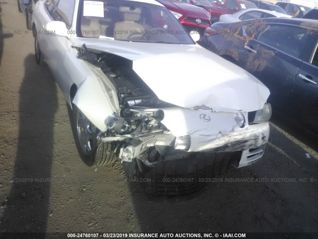 JT8CD32Z7T0036947 - 1996 LEXUS SC 300 WHITE photo 6