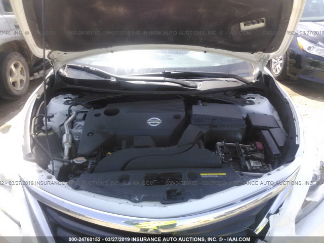 1N4AL3AP9DN548246 - 2013 NISSAN ALTIMA 2.5/S/SV/SL WHITE photo 10