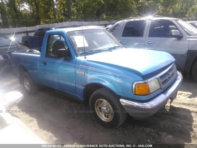 1FTCR10A5TUD60525 - 1996 FORD RANGER BLUE photo 1