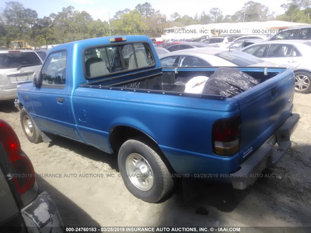 1FTCR10A5TUD60525 - 1996 FORD RANGER BLUE photo 3