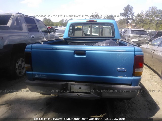 1FTCR10A5TUD60525 - 1996 FORD RANGER BLUE photo 8