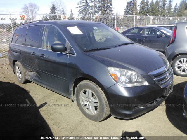 5FNRL38686B418972 - 2006 HONDA ODYSSEY EXL GRAY photo 1