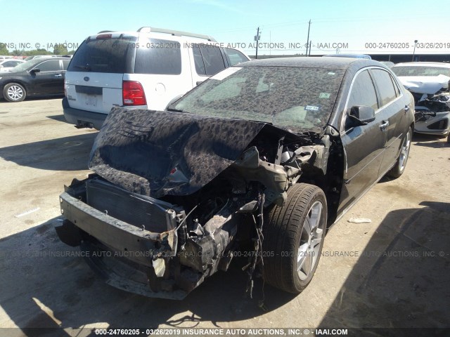1G1ZC5E07CF274455 - 2012 CHEVROLET MALIBU 1LT 黑色 照片 2