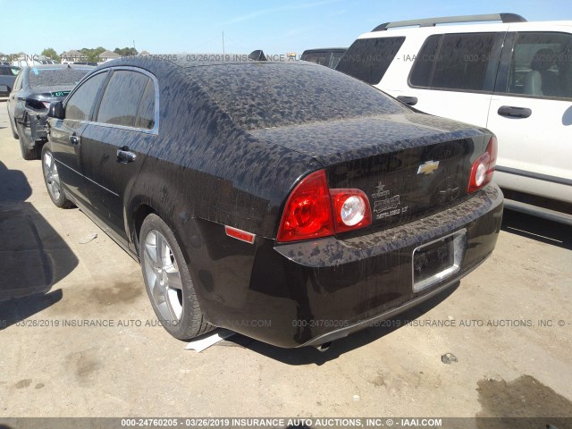 1G1ZC5E07CF274455 - 2012 CHEVROLET MALIBU 1LT 黑色 照片 3