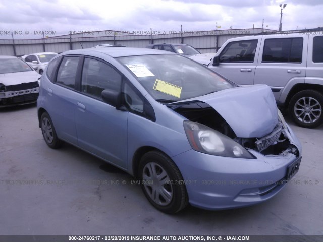 JHMGE8H2XAC003135 - 2010 HONDA FIT Light Blue photo 1