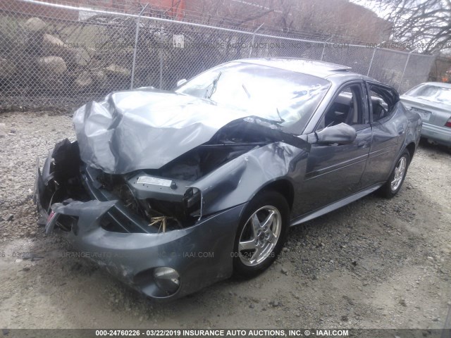 2G2WS522X41273283 - 2004 PONTIAC GRAND PRIX GT2 ნაცრისფერი ფოტო 2