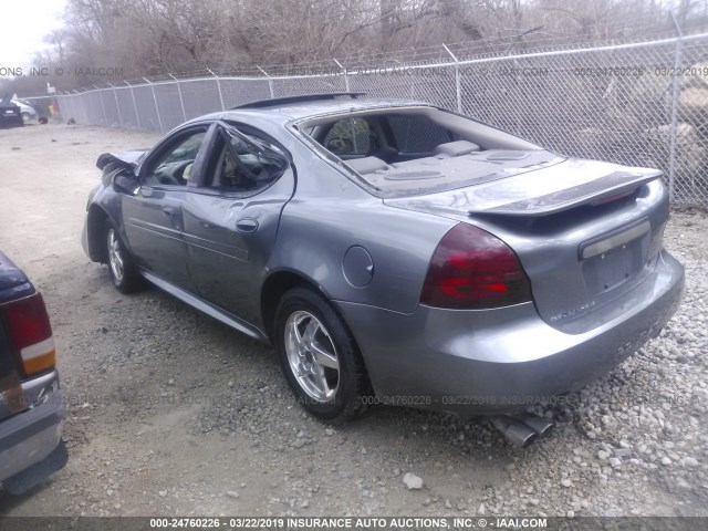 2G2WS522X41273283 - 2004 PONTIAC GRAND PRIX GT2 ნაცრისფერი ფოტო 3