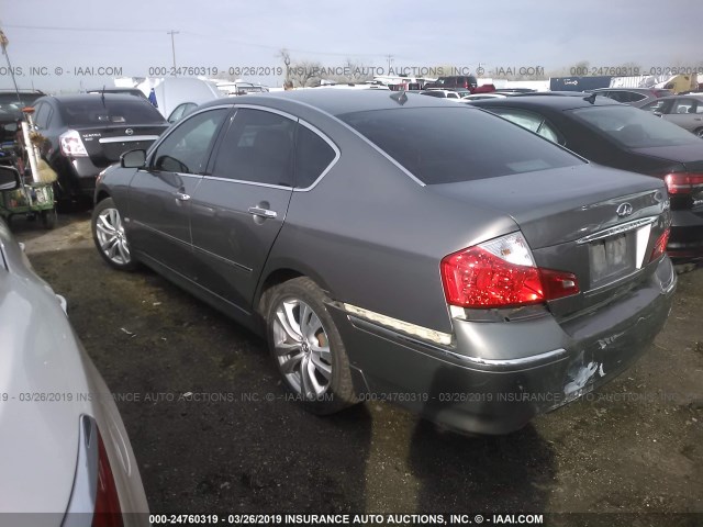 JNKBY01F48M551250 - 2008 INFINITI M45 GRAY photo 3