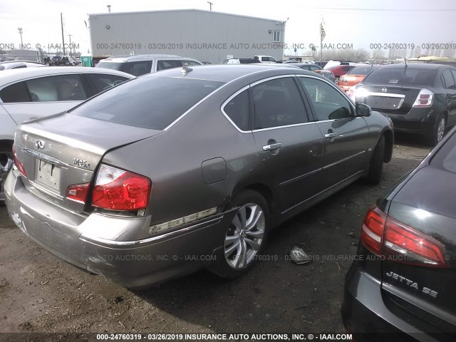 JNKBY01F48M551250 - 2008 INFINITI M45 GRAY photo 4