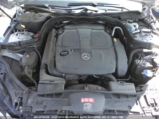 WDDHF5KB6EA883994 - 2014 MERCEDES-BENZ E 350 SILVER photo 10