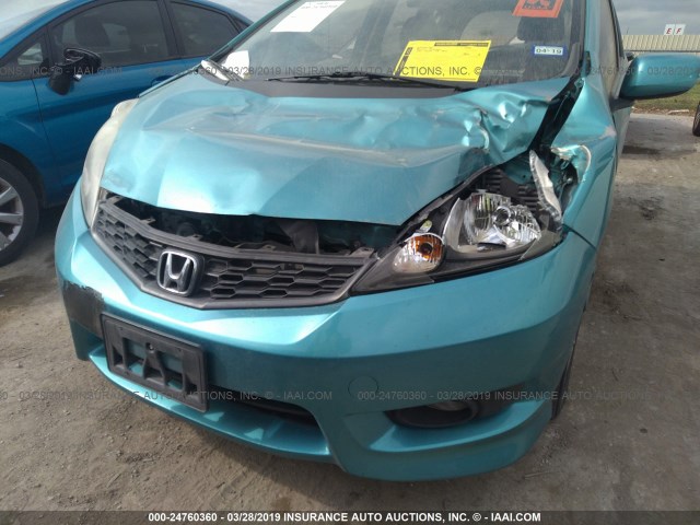 JHMGE8H50CC033029 - 2012 HONDA FIT SPORT GREEN photo 6