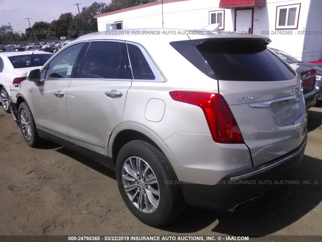 1GYKNBRS5HZ139326 - 2017 CADILLAC XT5 LUXURY GOLD photo 3