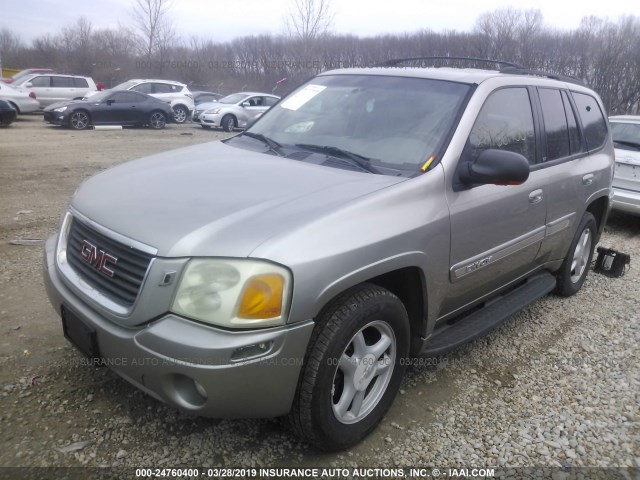 1GKDT13S022249406 - 2002 GMC ENVOY GRAY photo 2