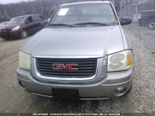 1GKDT13S022249406 - 2002 GMC ENVOY GRAY photo 6