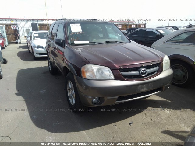 4F2CU08101KM28719 - 2001 MAZDA TRIBUTE LX/ES BURGUNDY photo 1