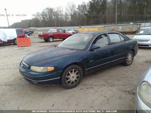 2G4WB52K8X1530243 - 1999 BUICK REGAL LS/LSE GREEN photo 2