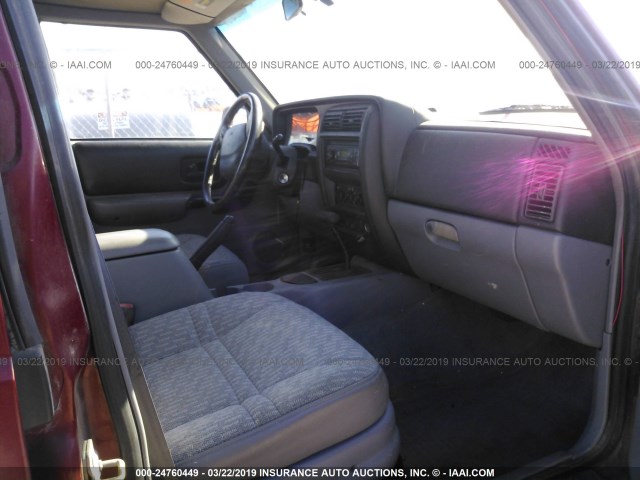 1J4FJ68S1WL140334 - 1998 JEEP CHEROKEE SPORT/CLASSIC ბურგუნდია ფოტო 5