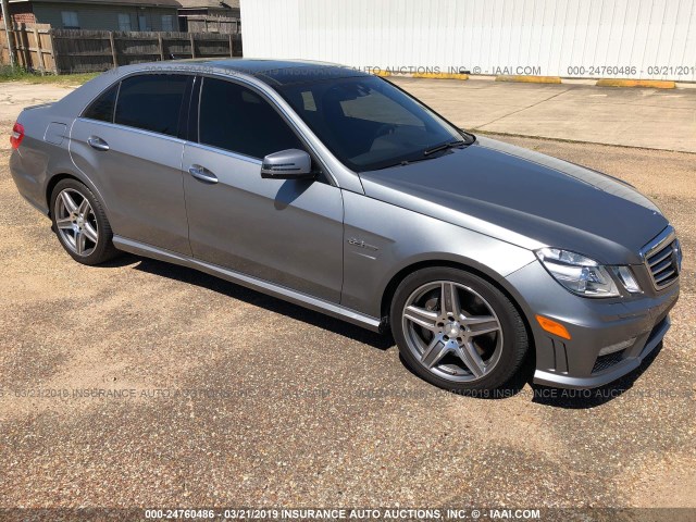 WDDHF7HB6BA271907 - 2011 MERCEDES-BENZ E 63 AMG GRAY photo 1