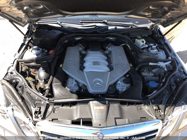 WDDHF7HB6BA271907 - 2011 MERCEDES-BENZ E 63 AMG GRAY photo 10