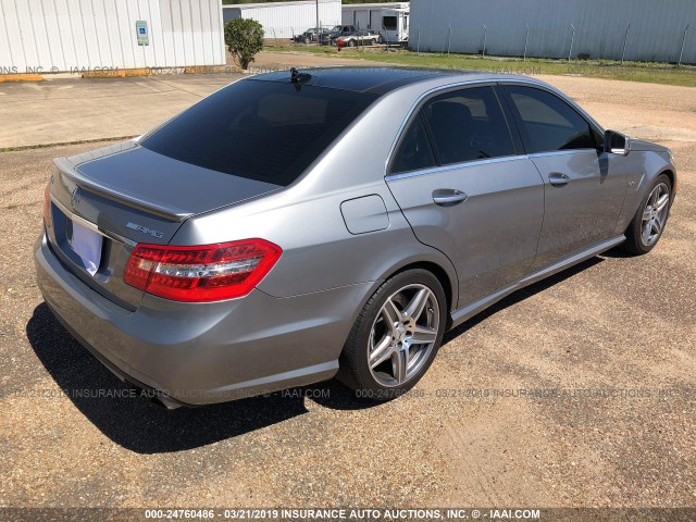 WDDHF7HB6BA271907 - 2011 MERCEDES-BENZ E 63 AMG GRAY photo 4