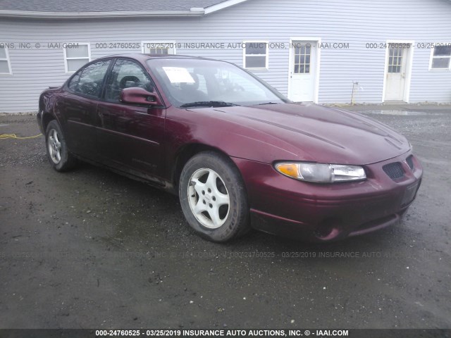 1G2WK52J12F220548 - 2002 PONTIAC GRAND PRIX SE BURGUNDY photo 1