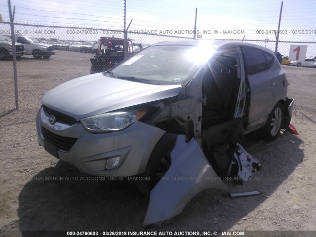 KM8JUCAC0CU540086 - 2012 HYUNDAI TUCSON GLS/LIMITED 银色 照片 2