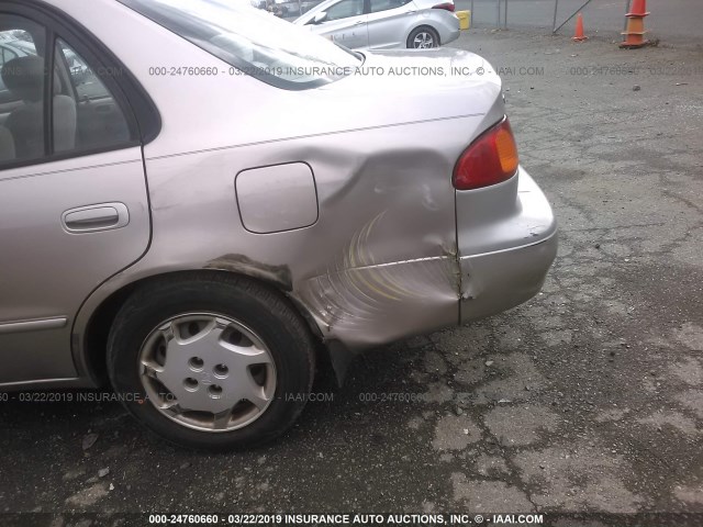 2T1BR12E2YC276887 - 2000 TOYOTA COROLLA VE/CE/LE BEIGE photo 6