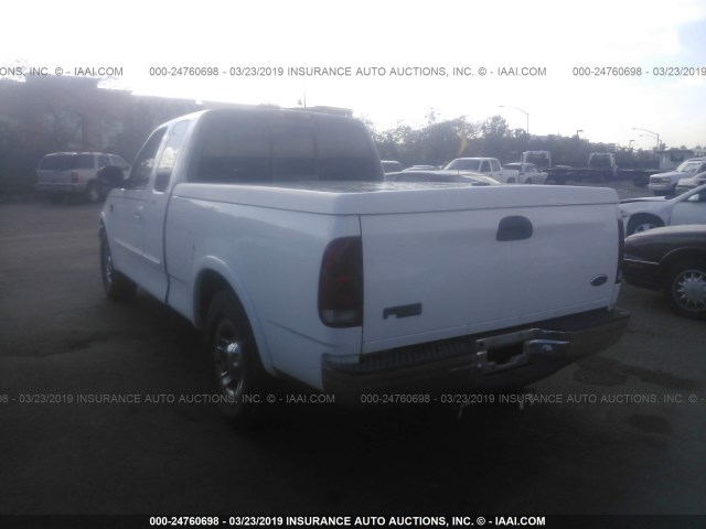 1FTRX17W8YKA97497 - 2000 FORD F150 WHITE photo 3