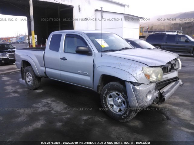 5TEUX42N86Z202218 - 2006 TOYOTA TACOMA ACCESS CAB SILVER photo 1