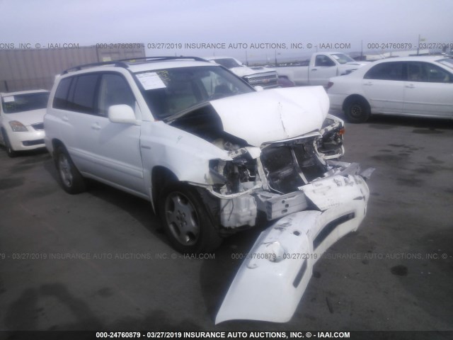 JTEDP21A950091112 - 2005 TOYOTA HIGHLANDER LIMITED WHITE photo 1