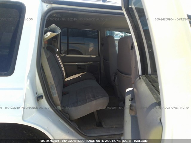 1FMZU34EXWZA54506 - 1998 FORD EXPLORER WHITE photo 8