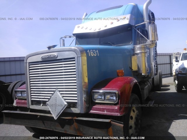 1FUPCSEB2YDF87801 - 2000 FREIGHTLINER CONVENTIONAL FLD120 BLUE photo 2