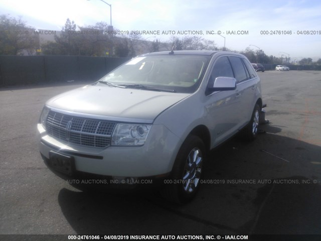 2LMDU68C27BJ35108 - 2007 LINCOLN MKX Dark Blue photo 2