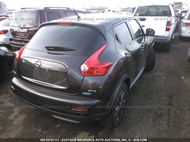 JN8AF5MV0DT225582 - 2013 NISSAN JUKE S/SV/SL BLACK photo 4