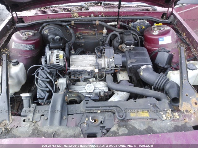 3G4AG55NXPS619303 - 1993 BUICK CENTURY SPECIAL RED photo 10